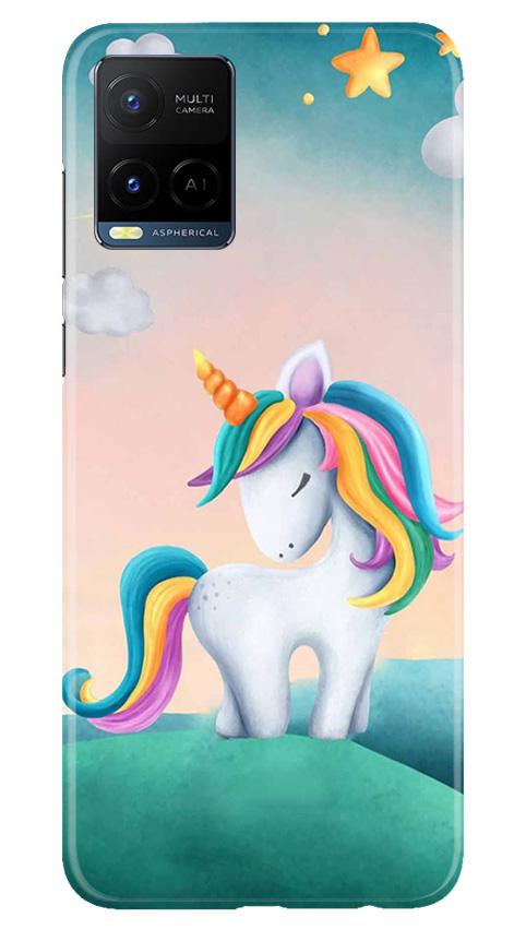 Unicorn Mobile Back Case for Vivo Y21 (Design - 366)