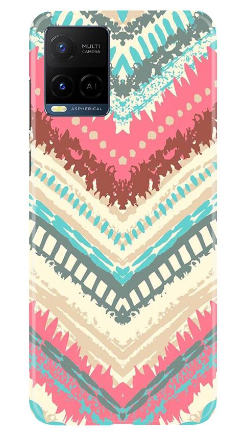 Pattern Mobile Back Case for Vivo Y21 (Design - 368)