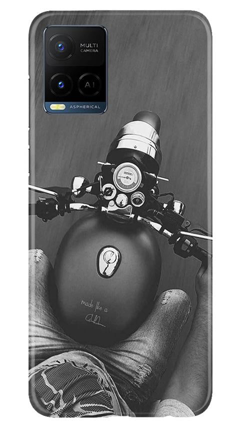 Royal Enfield Mobile Back Case for Vivo Y21 (Design - 382)