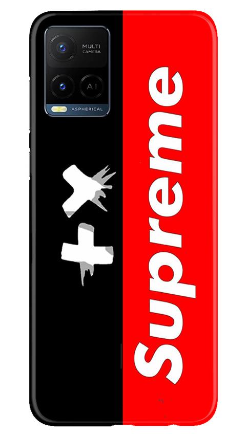 Supreme Mobile Back Case for Vivo Y21 (Design - 389)