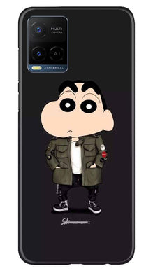 Shin Chan Mobile Back Case for Vivo Y21 (Design - 391)