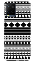 Black white Pattern Case for Vivo Y21e