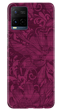 Purple Backround Mobile Back Case for Vivo Y21T (Design - 22)