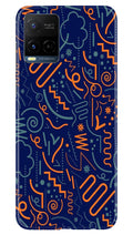 Line Art Baground Case for Vivo Y21A