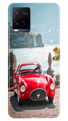 Vintage Car Mobile Back Case for Vivo Y21A (Design - 51)
