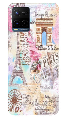 Paris Eiftel Tower Mobile Back Case for Vivo Y21A (Design - 54)