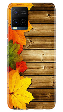 Wooden look3 Mobile Back Case for Vivo Y21A (Design - 61)