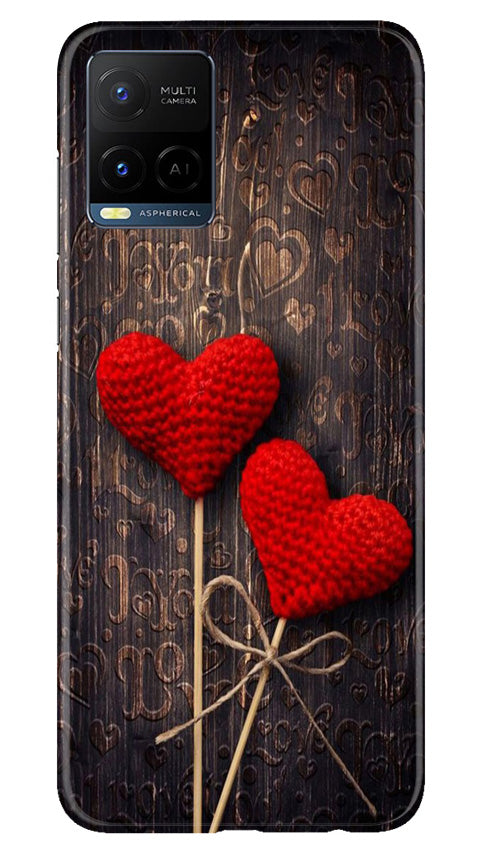 Red Hearts Case for Vivo Y21T