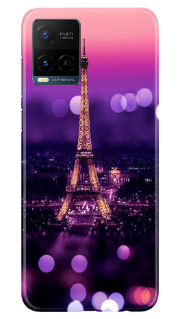 Eiffel Tower Case for Vivo Y21A