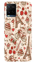 Love Paris Case for Vivo Y21e  (Design - 103)