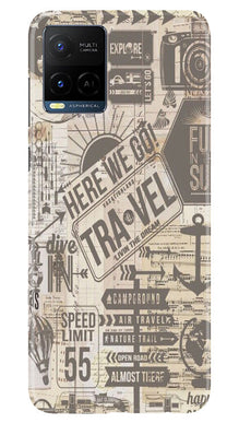 Travel Mobile Back Case for Vivo Y21T  (Design - 104)