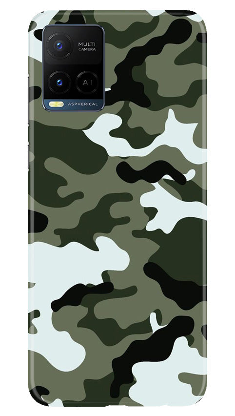 Army Camouflage Case for Vivo Y21e  (Design - 108)
