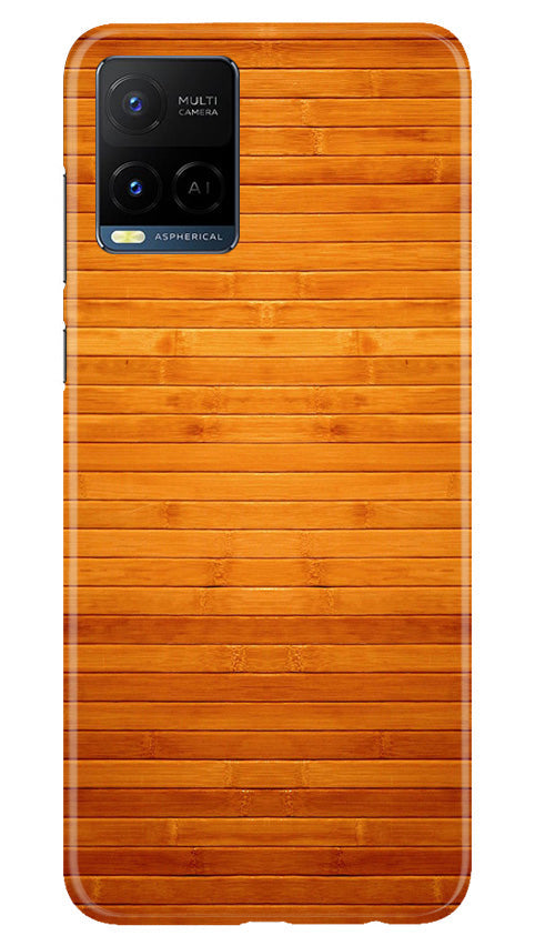 Wooden Look Case for Vivo Y21A  (Design - 111)