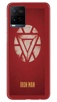 Iron Man Superhero Mobile Back Case for Vivo Y21T  (Design - 115)