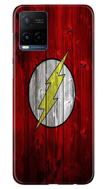 Flash Superhero Mobile Back Case for Vivo Y21A  (Design - 116)
