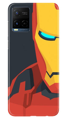 Iron Man Superhero Mobile Back Case for Vivo Y21A  (Design - 120)