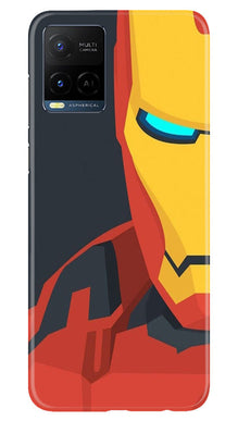 Iron Man Superhero Mobile Back Case for Vivo Y21e  (Design - 120)