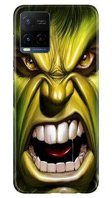 Hulk Superhero Mobile Back Case for Vivo Y21e  (Design - 121)