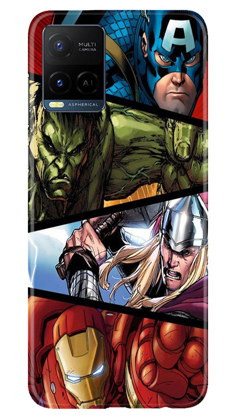 Avengers Superhero Case for Vivo Y21A  (Design - 124)