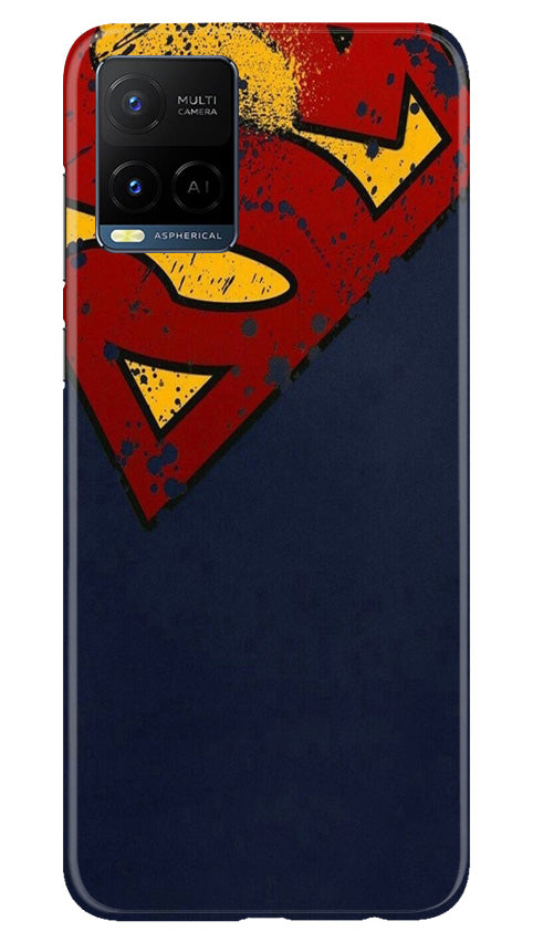 Superman Superhero Case for Vivo Y21A  (Design - 125)