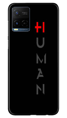 Human Mobile Back Case for Vivo Y21e  (Design - 141)