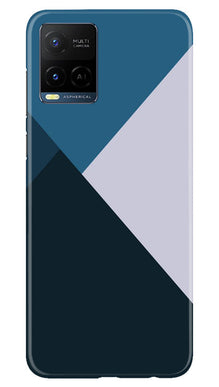 Blue Shades Mobile Back Case for Vivo Y21e (Design - 157)