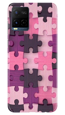 Puzzle Mobile Back Case for Vivo Y21T (Design - 168)