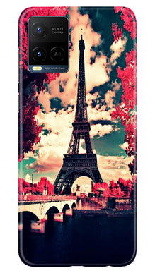 Eiffel Tower Mobile Back Case for Vivo Y21e (Design - 181)