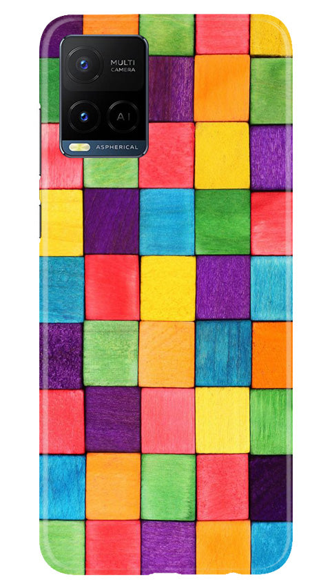Colorful Square Case for Vivo Y21e (Design No. 187)