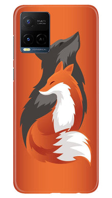 Wolf  Mobile Back Case for Vivo Y21e (Design - 193)