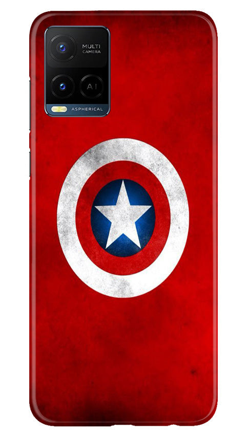Captain America Case for Vivo Y21e (Design No. 218)