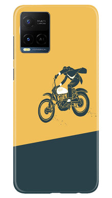 Bike Lovers Mobile Back Case for Vivo Y21e (Design - 225)