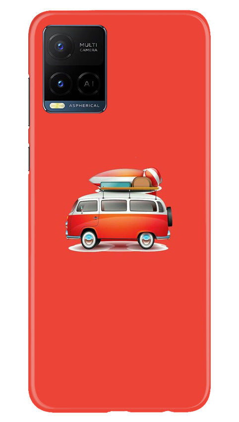 Travel Bus Case for Vivo Y21e (Design No. 227)