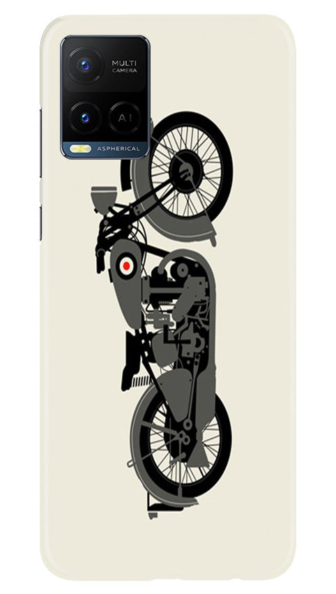 MotorCycle Case for Vivo Y21e (Design No. 228)