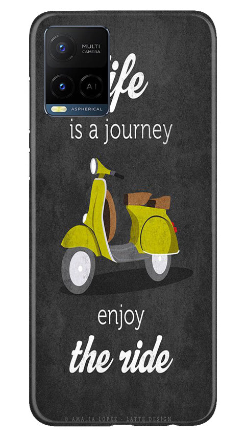 Life is a Journey Case for Vivo Y21e (Design No. 230)