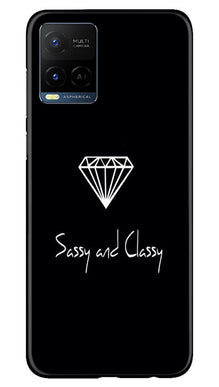 Sassy and Classy Mobile Back Case for Vivo Y21e (Design - 233)