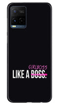 Like a Girl Boss Case for Vivo Y21A (Design No. 234)