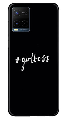 #GirlBoss Mobile Back Case for Vivo Y21A (Design - 235)