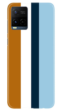 Diffrent Four Color Pattern Mobile Back Case for Vivo Y21e (Design - 244)