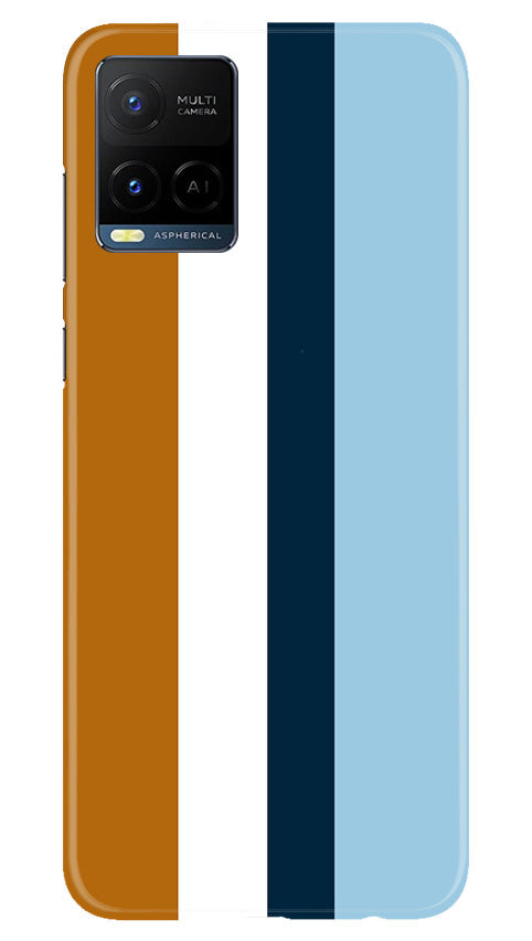 Diffrent Four Color Pattern Case for Vivo Y21T (Design No. 244)