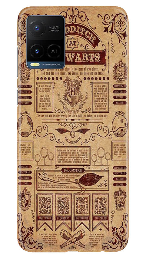 Hogwarts Mobile Back Case for Vivo Y21e (Design - 266)