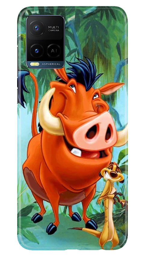 Timon and Pumbaa Mobile Back Case for Vivo Y21e (Design - 267)