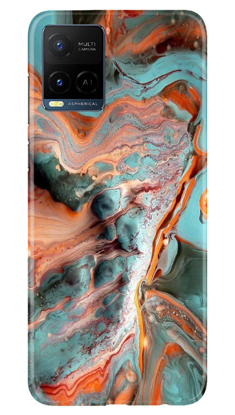 Marble Texture Mobile Back Case for Vivo Y21T (Design - 271)