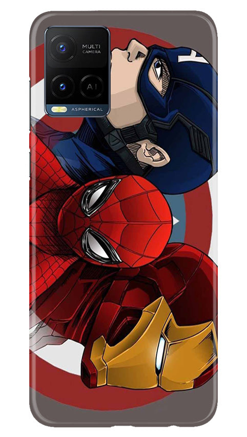 Superhero Mobile Back Case for Vivo Y21e (Design - 273)