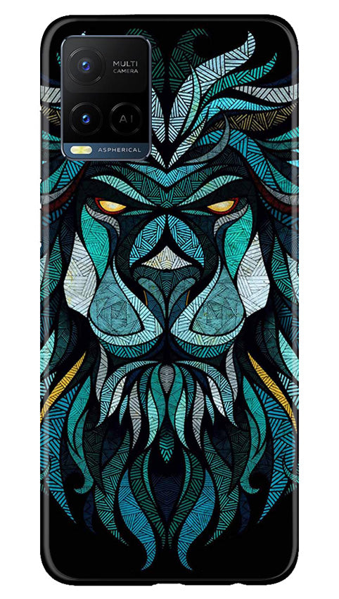 Lion Mobile Back Case for Vivo Y21e (Design - 276)