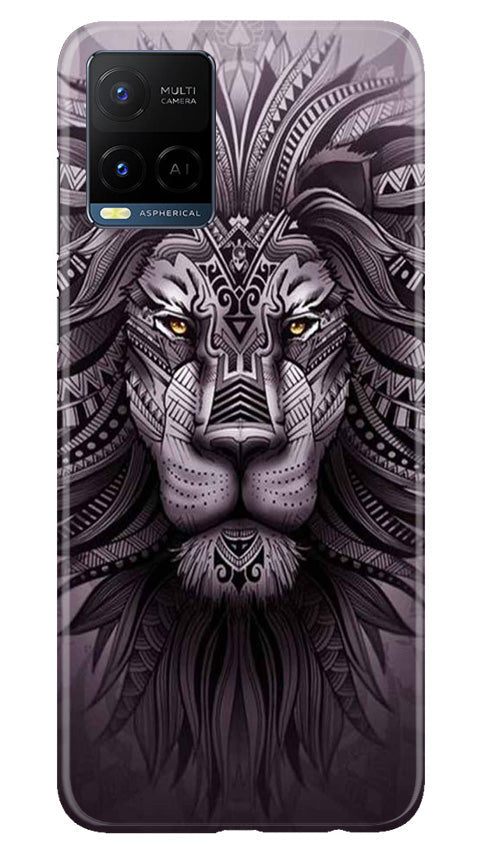 Lion Mobile Back Case for Vivo Y21e (Design - 277)