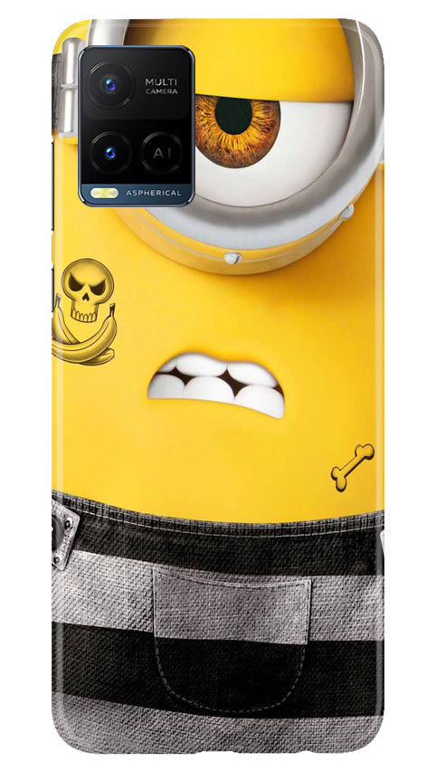 Minion Mobile Back Case for Vivo Y21e (Design - 286)