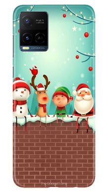 Santa Claus Mobile Back Case for Vivo Y21A (Design - 296)