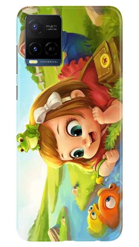 Baby Girl Mobile Back Case for Vivo Y21T (Design - 301)