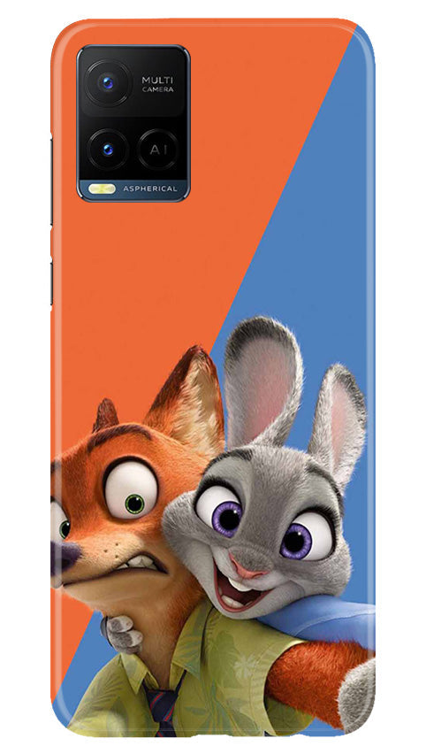 Cartoon Mobile Back Case for Vivo Y21A (Design - 306)